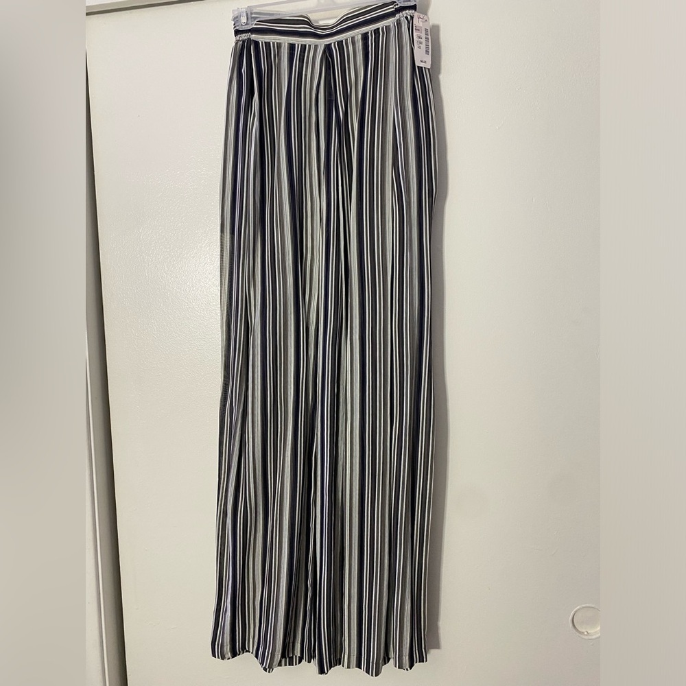 Jones & Co Size 10 90s Flowy Striped Ladies Pants - Picture 5 of 8
